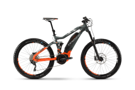 Электровелосипед Haibike Sduro FullSeven LT 8.0 500Wh 20s XT Серый с Оранжевым original 2018 Электровелосипед Haibike Sduro FullSeven LT 8.0 500Wh 20s XT Серый с Оранжевым original 2018