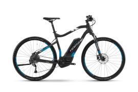 Электровелосипед Haibike Sduro Cross 5.0 men 500Wh 9s Alivio Серый с Голубым original 2017 Электровелосипед Haibike Sduro Cross 5.0 men 500Wh 9s Alivio Серый с Голубым original 2017