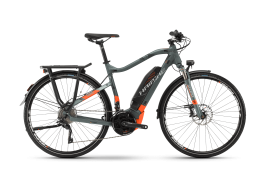 Электровелосипед Haibike Sduro Trekking 8.0 men 500Wh 20s XT Серый с Оранжевым original 2018 Электровелосипед Haibike Sduro Trekking 8.0 men 500Wh 20s XT Серый с Оранжевым original 2018