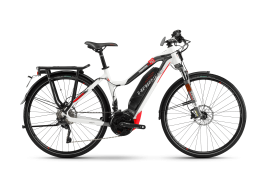 Электровелосипед Haibike Sduro Trekking S Da 8.0 500Wh 20s XT Белый с Красным original 2018 Электровелосипед Haibike Sduro Trekking S Da 8.0 500Wh 20s XT Белый с Красным original 2018
